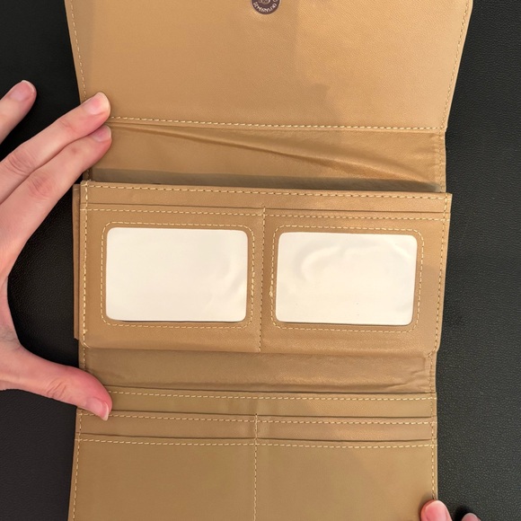 Gray Designer Inspired Women's Wallet - Picture 3 of 3